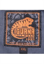 Vintage 90's Iguana Windbreaker Hooded Full Zip Up Red